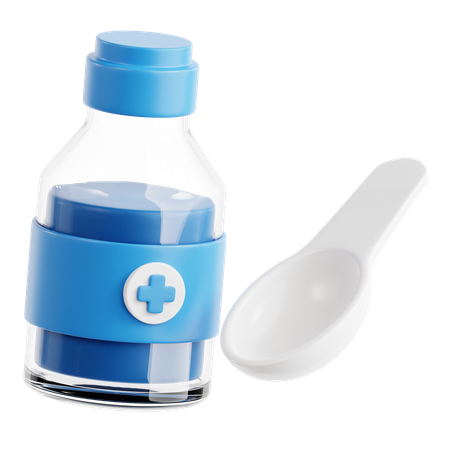 Jarabe medicinal  3D Icon