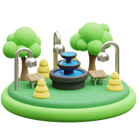 Jardim  3D Icon