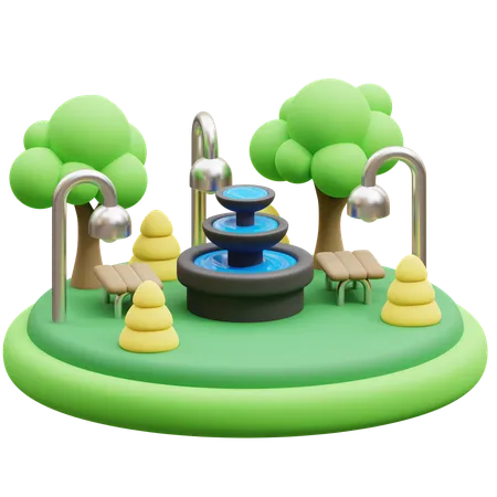 Jardim  3D Icon