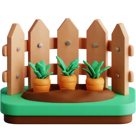 Jardín  3D Icon