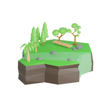 Jardín  3D Icon