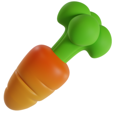 Jardin de carottes  3D Icon