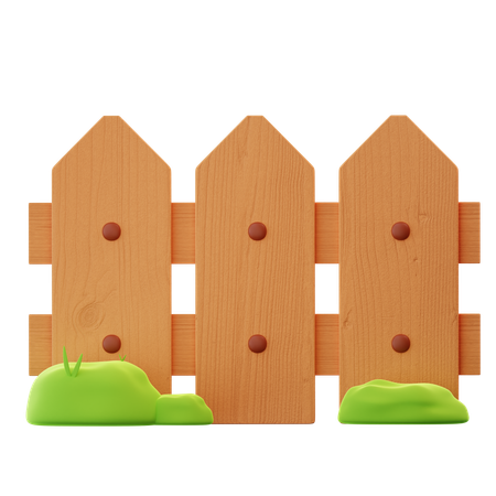 Clôture de jardinage  3D Icon