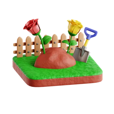 Jardinagem  3D Icon