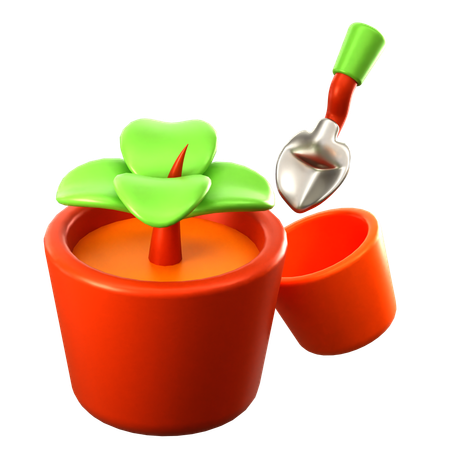 Jardinagem  3D Icon