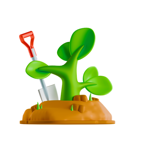 Jardinagem  3D Icon