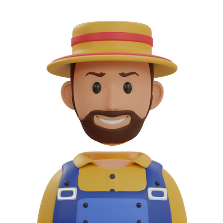 Jardineiro masculino  3D Icon