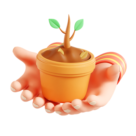 Jardinería  3D Icon