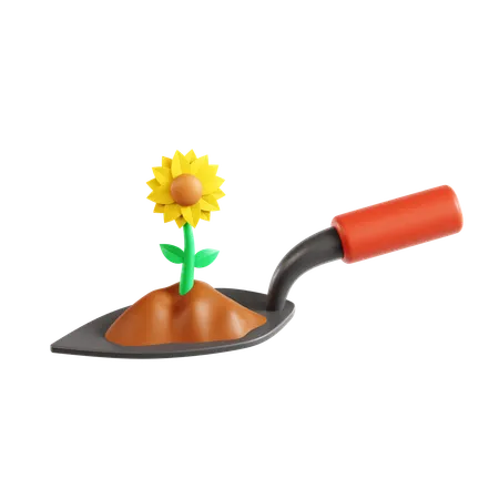 Jardinería  3D Icon