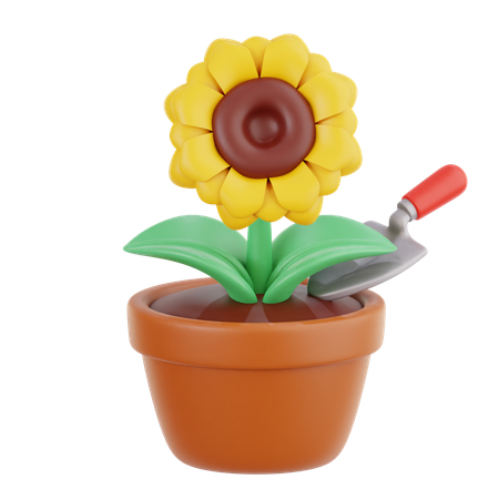 Jardinería  3D Icon