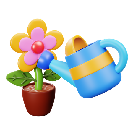 Jardinería  3D Icon