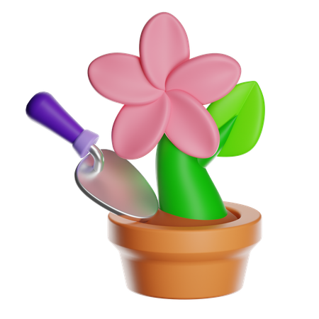 Jardinería  3D Icon