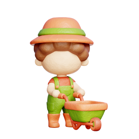 Jardinier  3D Icon