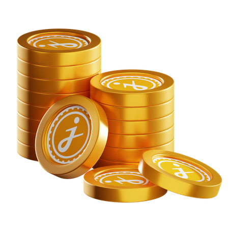 Jasmy Coin Stacks  3D Icon