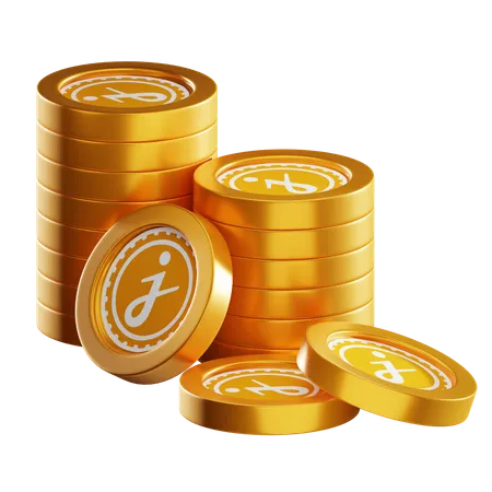 Jasmy Coin Stacks  3D Icon