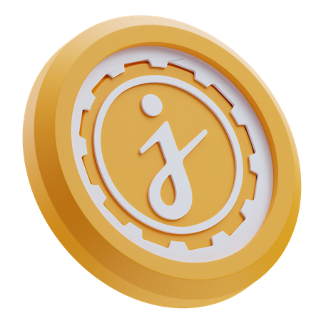 JasmyCoin Cryptocurrency  3D Icon