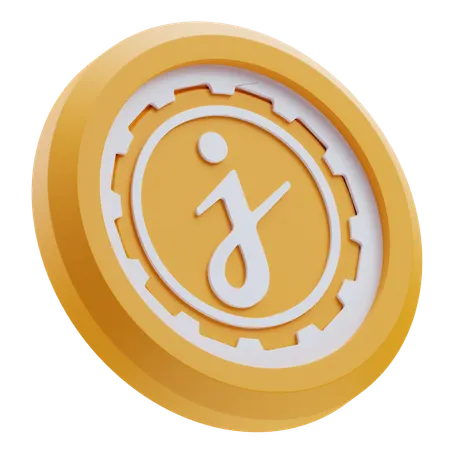 JasmyCoin Cryptocurrency  3D Icon