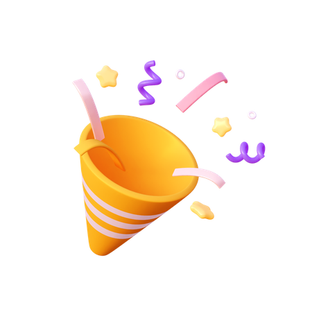 Confettis  3D Icon