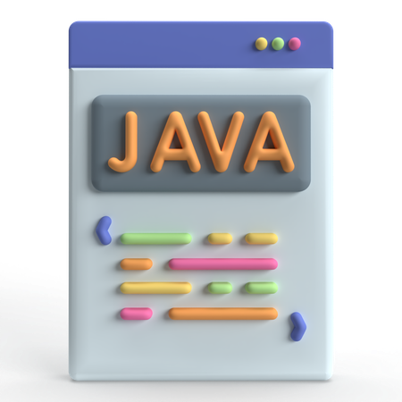 Java Code  3D Icon