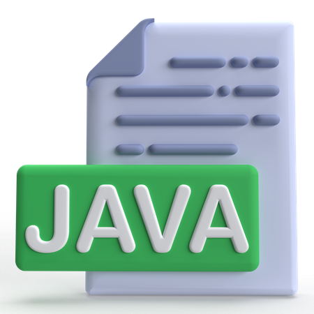 JAVA File  3D Icon