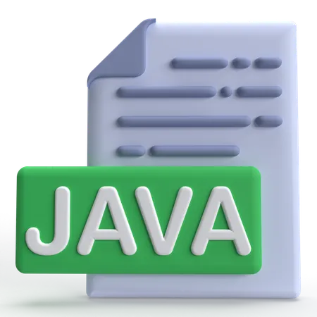 JAVA File  3D Icon