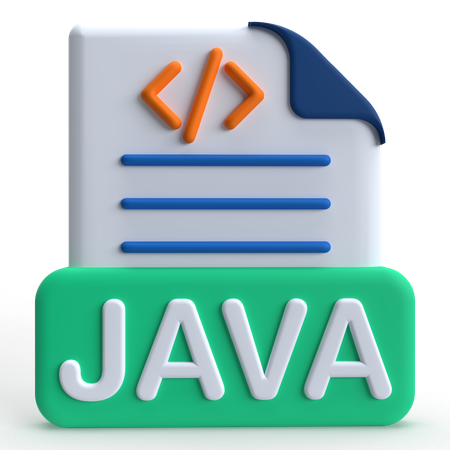 JAVA File  3D Icon