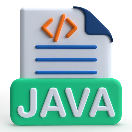 JAVA File  3D Icon