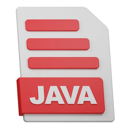 JAVA File  3D Icon