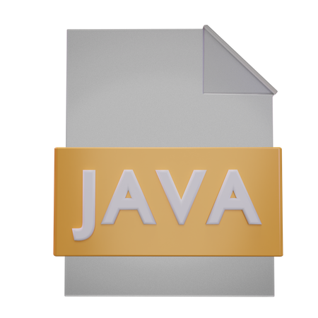 Java File  3D Icon