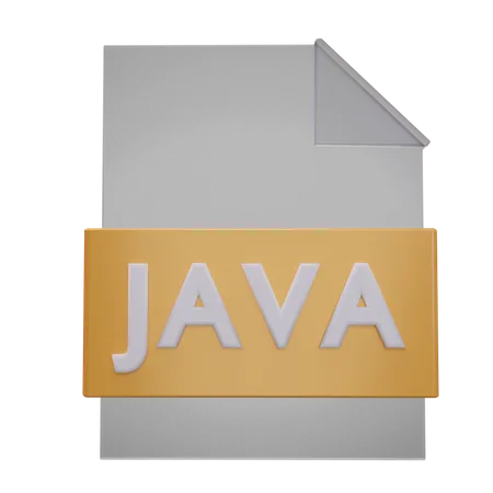 Java File  3D Icon