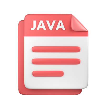 JAVA File  3D Icon