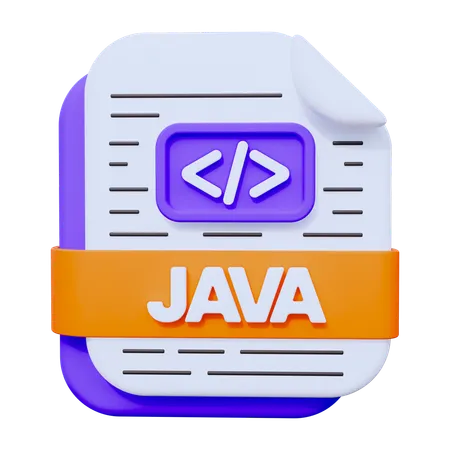 Java File  3D Icon