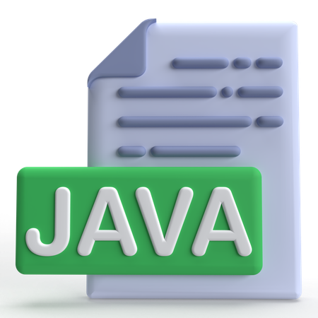 JAVA File  3D Icon