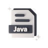 java file format 3d logo