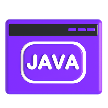 ジャワのウェブサイト  3D Icon