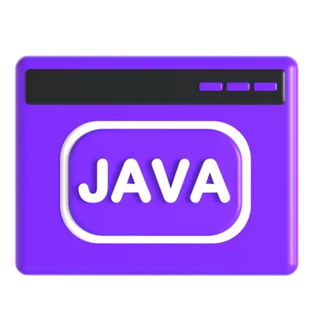 ジャワのウェブサイト  3D Icon