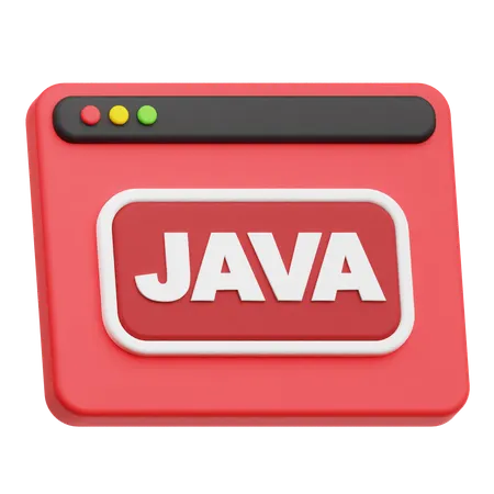Java Website  3D Icon