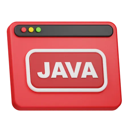 JAVA Website  3D Icon