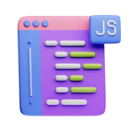 JavaScript  3D Icon