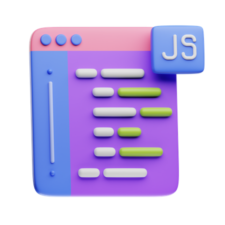 JavaScript  3D Icon