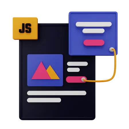 Codage javascript  3D Icon