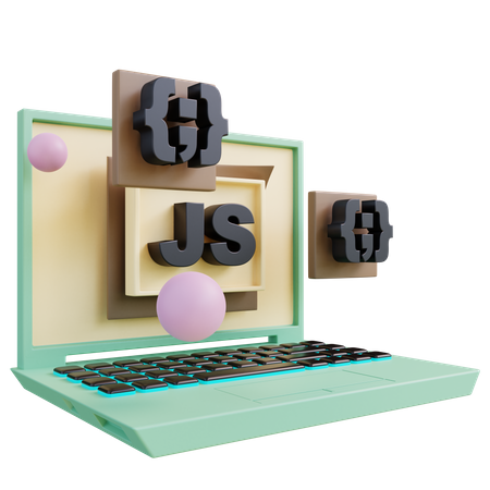 Javascript Coding  3D Icon