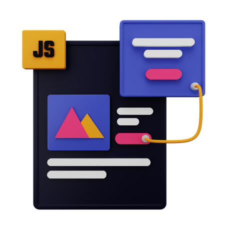 Javascript-Kodierung  3D Icon