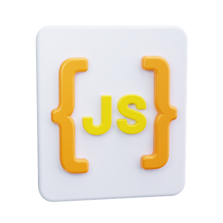 Logo javascript  3D Icon