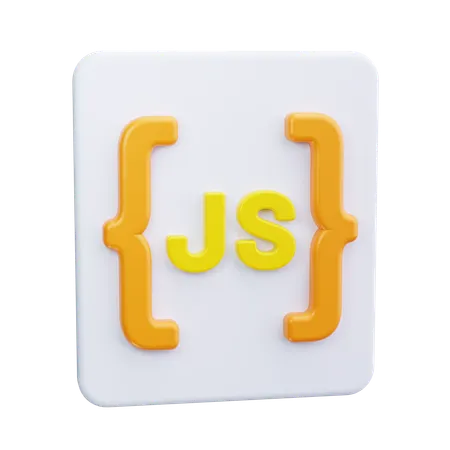 Logo javascript  3D Icon