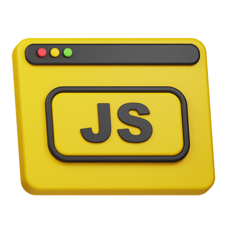 Javascript Website  3D Icon