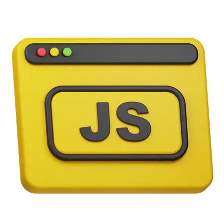 Javascript Website  3D Icon