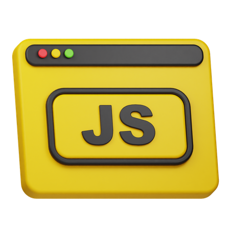 Javascript Website  3D Icon