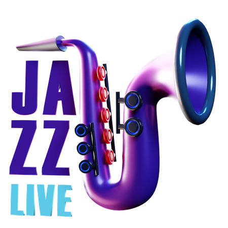 Jazz Festival  3D Icon