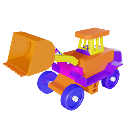 JCB  3D Illustration